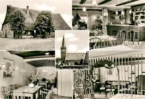 AK / Ansichtskarte Haselau Haselauer Landhaus Gaststaette Cafe Kirche Hengststation Haselau