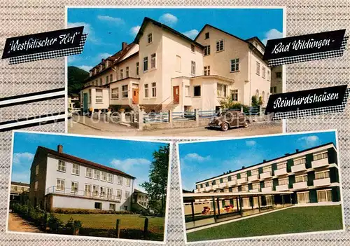 AK / Ansichtskarte Reinhardshausen Westfaelischer Hof Reinhardshausen