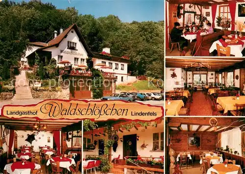 AK / Ansichtskarte Lindenfels_Odenwald Landgasthof Waldschloesschen Heilklimatischer Luftkurort Lindenfels Odenwald
