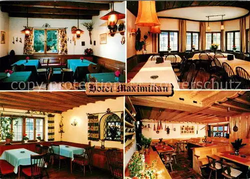 AK / Ansichtskarte Fischbachau Hotel Maximilian Gastraeume Fischbachau