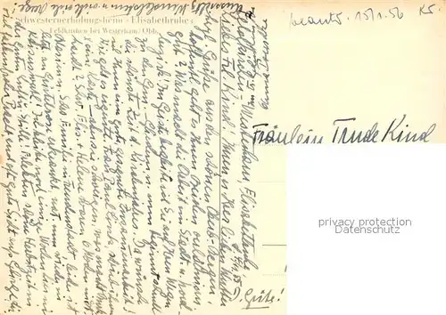 AK / Ansichtskarte Feldkirchen Westerham Schwesternerholungsheim Elisabethruhe Feldkirchen Westerham