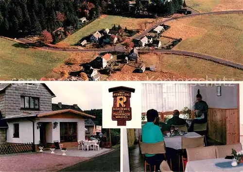 AK / Ansichtskarte Allzunah Fliegeraufnahme Cafe Stube Spindler Gaststube Allzunah