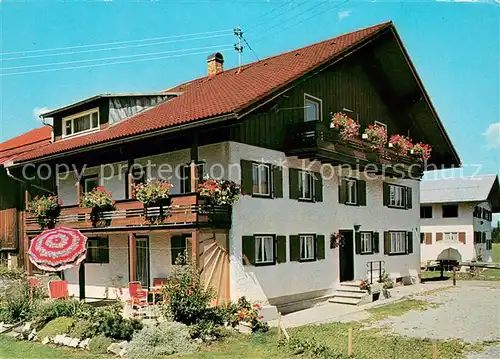 AK / Ansichtskarte Langenwang_Fischen Haus Christine Langenwang Fischen