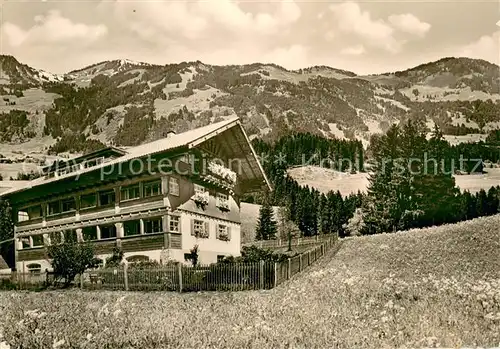 AK / Ansichtskarte Fischen_Allgaeu Gasthof Pension Cafe Haus Kaserer Fischen Allgaeu