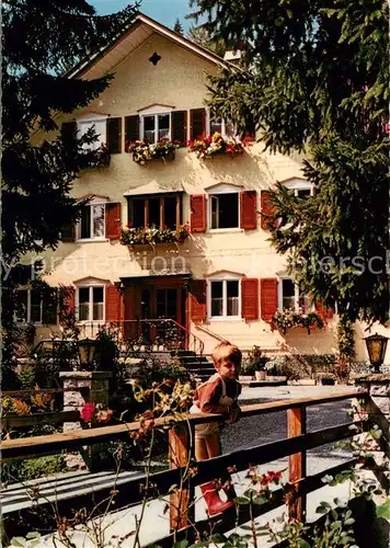 AK / Ansichtskarte Fischen_Allgaeu Gaestehaus Edelweisshof Fischen Allgaeu