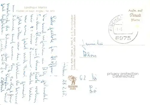 AK / Ansichtskarte Fischen_Allgaeu Landhaus Martin Fischen Allgaeu