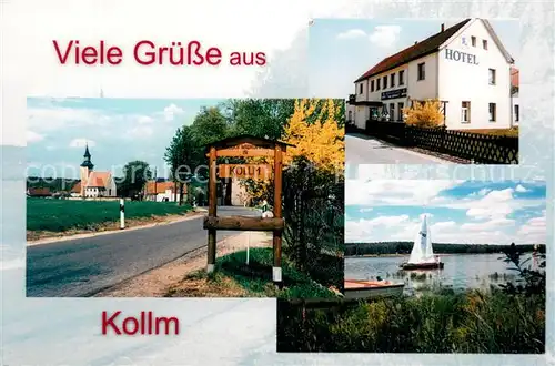 AK / Ansichtskarte Kollm Ortspartie Hotel Seepartie 