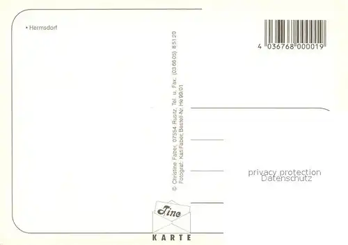 AK / Ansichtskarte Hermsdorf_Thueringen Schloss Gasthof Ortsansicht mit Kirche Hermsdorf Thueringen