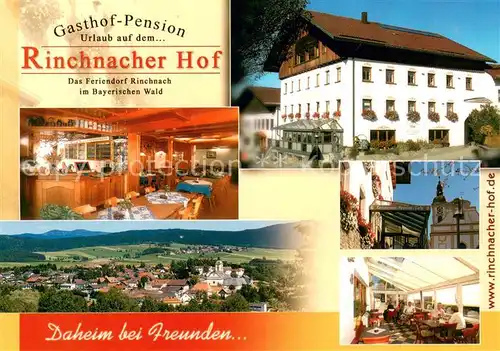 AK / Ansichtskarte Rinchnach Gasthof Pension Rinchnacher Hof Restaurant Panorama Rinchnach