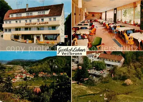 AK / Ansichtskarte Veilbronn Gasthof Pension Lahner Panorama Fraenkische Schweiz Veilbronn