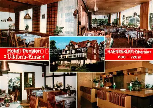 AK / Ansichtskarte Hahnenklee Bockswiese_Harz Hotel Pension Viktoria Luise Restaurant Bar Hahnenklee Bockswiese