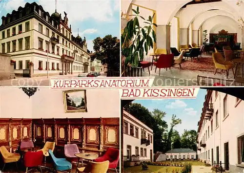 AK / Ansichtskarte Bad_Kissingen Kurparksanatorium der LVA Wuerttemberg Gastraeume Bad_Kissingen