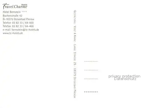 AK / Ansichtskarte Prerow_Ostseebad Hotel Bernstein Details Prerow_Ostseebad