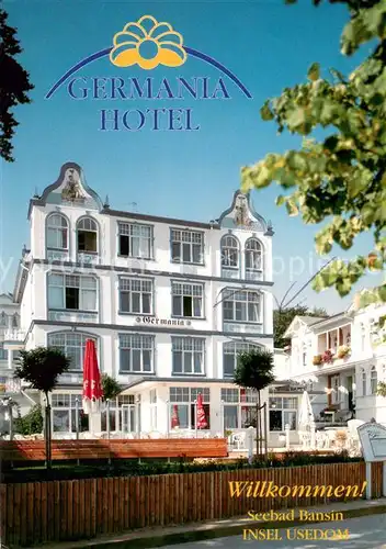 AK / Ansichtskarte Bansin_Ostseebad Germania Hotel Bansin_Ostseebad