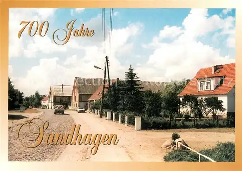 AK / Ansichtskarte Sundhagen Ortspartie 