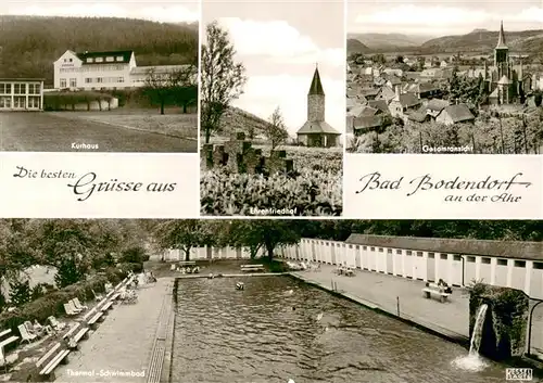 AK / Ansichtskarte Bad_Bodendorf Kurhaus Ehrenfriedhof Gesamtansicht Thermal Schwimmbad Bad_Bodendorf