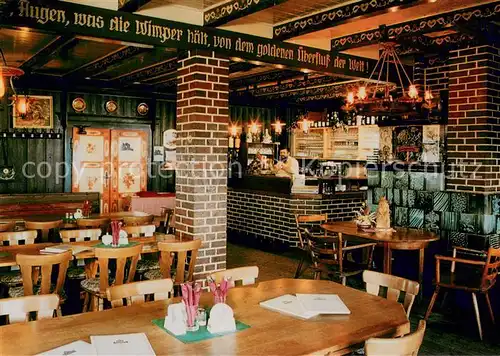 AK / Ansichtskarte Oybin Hochwaldbaude Gastraum Oybin