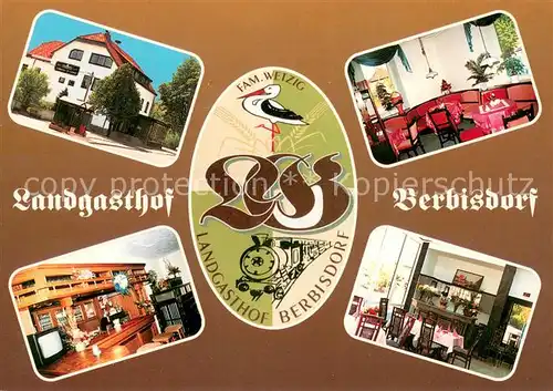 AK / Ansichtskarte Berbisdorf_Radeburg Landgasthof Berbisdorf Restaurant Hotel Konferenzraeume Berbisdorf Radeburg