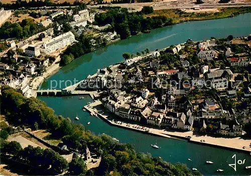 AK / Ansichtskarte Auray Vue generale aerienne sur Saint Goustan Auray