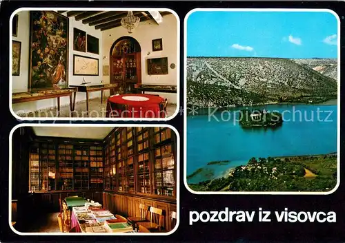 AK / Ansichtskarte Samostan Panorama s drniske strane Muzej Biblioteka Samostan