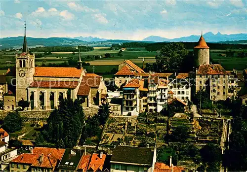 AK / Ansichtskarte Romont_FR Panorama Romont_FR