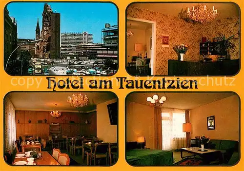 AK / Ansichtskarte Berlin Hotel am Tauentzien Gastraeume Gaestezimmer Berlin