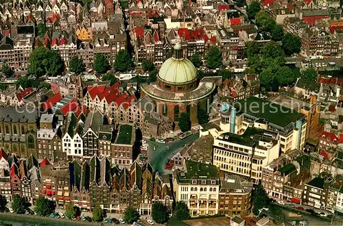 AK / Ansichtskarte Amsterdam_Niederlande Lutherse Kerk luchtopname Amsterdam_Niederlande