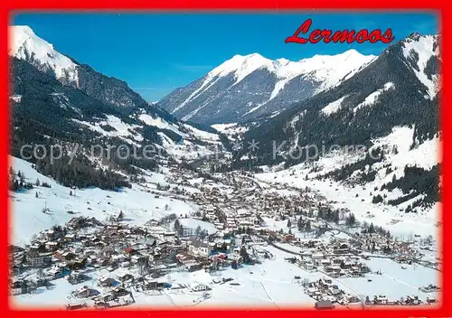 AK / Ansichtskarte Lermoos_Tirol Winterpanorama Alpen Fliegeraufnahme Lermoos Tirol