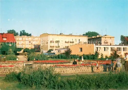 AK / Ansichtskarte Ostroda Fragment miasta Teilansicht Park Ostroda