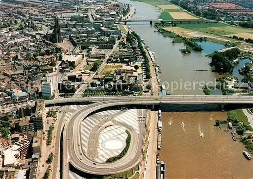 AK / Ansichtskarte Arnhem Nelson Mandelabrug John D. Frostbrug luchtopname Arnhem