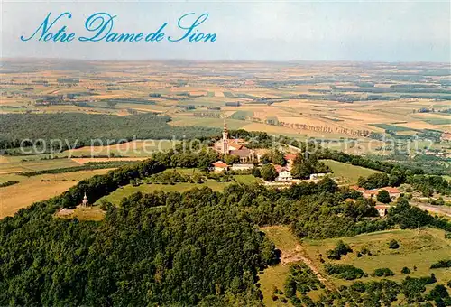 AK / Ansichtskarte Vezelise Colline de Sion Eglise Notre Dame de Sion vue aerienne Vezelise