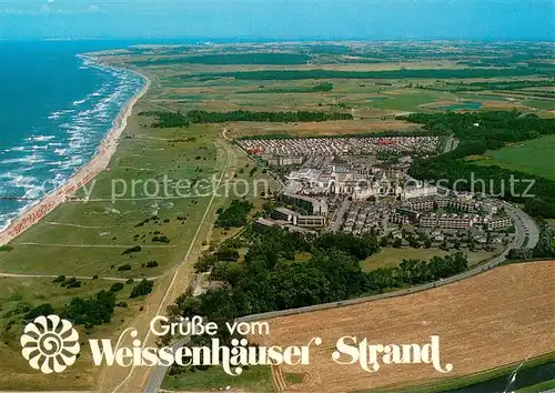 AK / Ansichtskarte Weissenhaeuser_Strand Ostseebad in der Hohwachter Bucht Fliegeraufnahme Weissenhaeuser_Strand