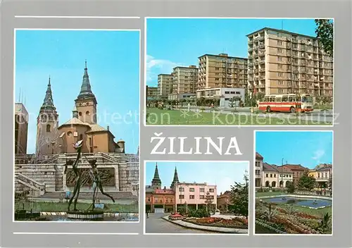AK / Ansichtskarte Zilina Priemyselne a kulturne stredisko severozap Slovenska Dosial najstarsia zmienka pochadza Zilina