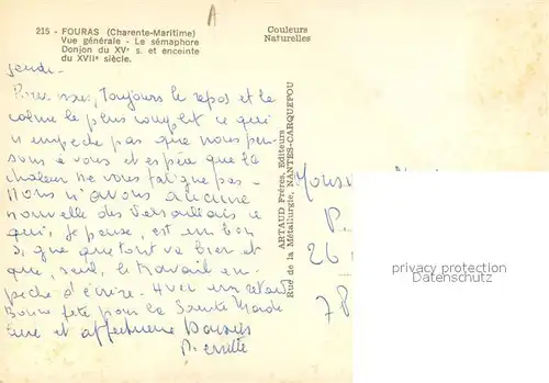 AK / Ansichtskarte Fouras_Charente Maritime Vue generale aerienne Le semaphore  Fouras Charente Maritime