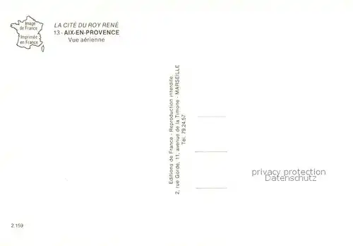 AK / Ansichtskarte Aix en Provence Vue aerienne Aix en Provence