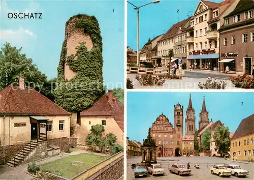 AK / Ansichtskarte Oschatz Museum Ernst Thaelmann Platz Markt Oschatz