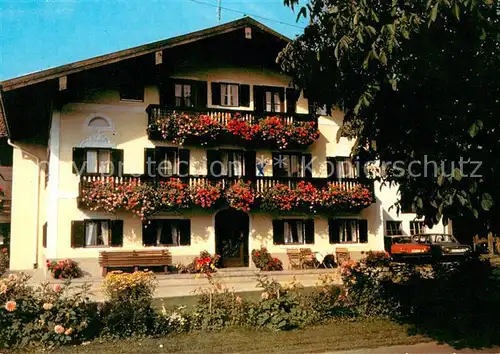 AK / Ansichtskarte Chieming_Chiemsee Haus Schuhboeck Chieming Chiemsee