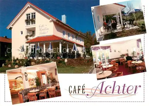 AK / Ansichtskarte Bad_Birnbach Cafe Achter Gastraeume Terrasse Bad_Birnbach