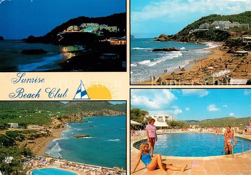 AK / Ansichtskarte San_Carlos_Ibiza Sunrise Beach Club Playa Es Figueral Swimming Pool Kuestenpanorama San_Carlos_Ibiza