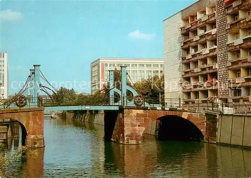 AK / Ansichtskarte Berlin Jungfernbruecke Klappbruecke 18. Jhdt. Technisches Denkmal Hauptstadt der DDR Berlin