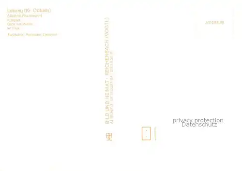 AK / Ansichtskarte Leisnig Stadtteil Fischendorf Freibad Blick zur Mulde Park Leisnig