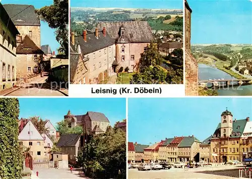 AK / Ansichtskarte Leisnig Burg Mildenstein Bergfried Altan Malerwinkel Markt Leisnig