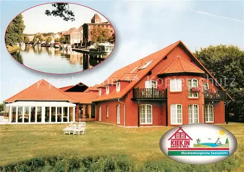 AK / Ansichtskarte Plau_See Hotel Marianne Hafenpartie Plau_See