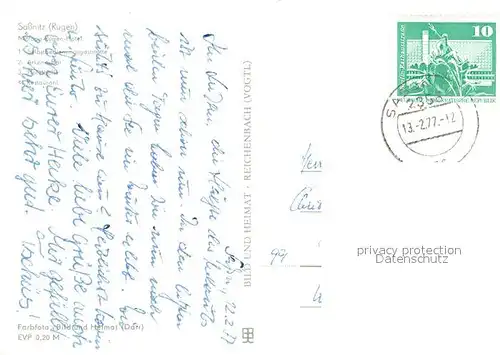 AK / Ansichtskarte Sassnitz_Ostseebad_Ruegen Mitropa Hotel Ruegen Selbstbedienungsgaststaette Arkona Bar Hotelhalle Restaurant Sassnitz_Ostseebad_Ruegen