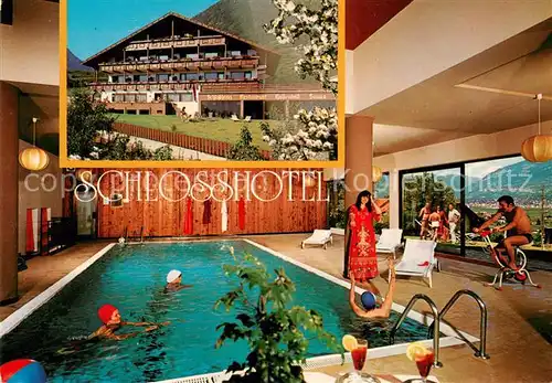 AK / Ansichtskarte Tscherms Schlosshotel Hallenbad Tscherms