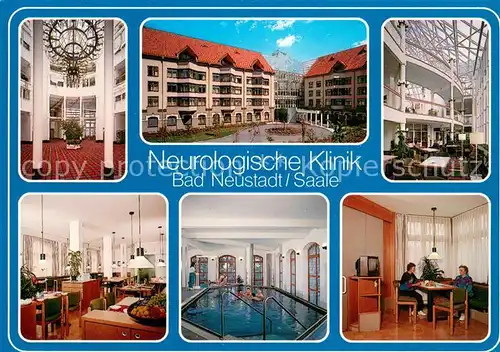 AK / Ansichtskarte Bad_Neustadt Neurologische Klinik Halle Restaurant Hallenbad Bad_Neustadt