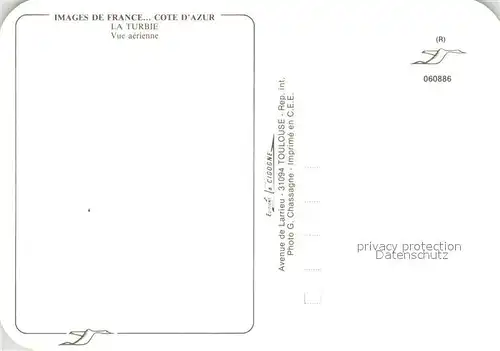 AK / Ansichtskarte La_Turbie Vue aerienne Collection Images de France Cote d Azur vue aerienne La_Turbie