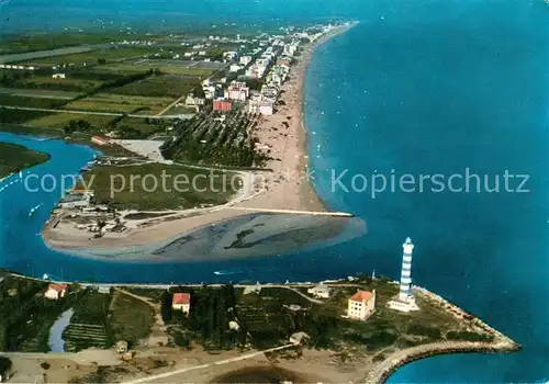 AK / Ansichtskarte Jesolo Leuchtturm Muendung von dem Sile Fliegeraufnahme Jesolo