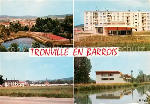 AK / Ansichtskarte Tronville en Barrois Vue generale Usine Rhone Poulenc Logecos Rhovyl Centre Social Tronville en Barrois