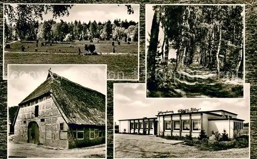 AK / Ansichtskarte Lueneburger_Heide Gasthaus Jaegerkrug Heidehaus Waldallee Lueneburger Heide